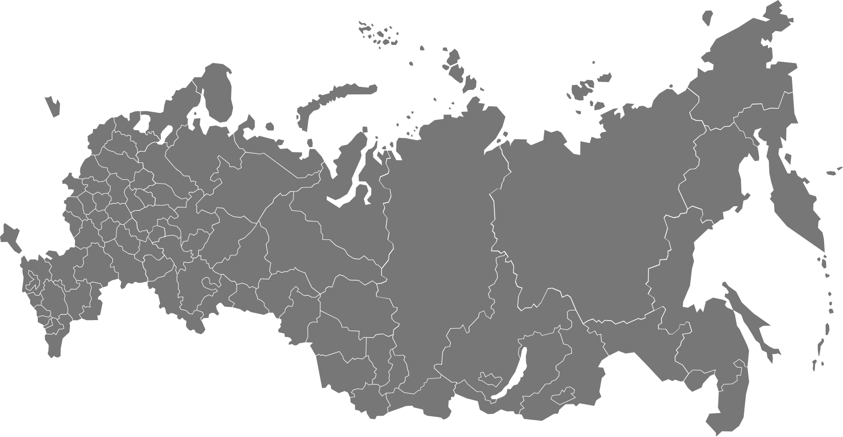 Карта географического присутствия продукции Завода СХТ на территории РФ